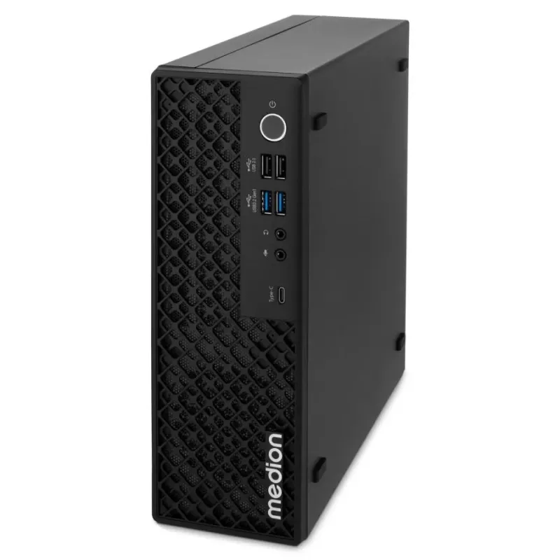MEDION Picoworx T80 III Mini PC, Intel Core Ultra 7 258V, 32 GB RAM, 1 TB SSD, Windows 11 Pro, musta