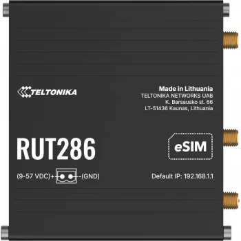 Teltonika RUT286 4G/LTE/3G RS232 RS485 Global POE teollisuusreititin