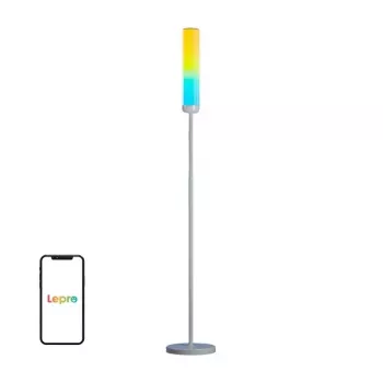 Lepro O1 AI -jalkalamppu - älykäs seisomavalaisin, 2000 lumenia, RGB+CCT, Wi-Fi, yhteensopiva Alexa/Google Assistant -palveluiden kanssa