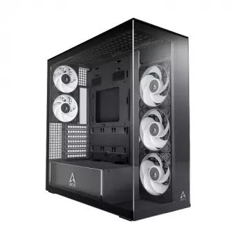 ARCTIC Xtender musta kirkaslasi Mid-Tower ATX -kotelo