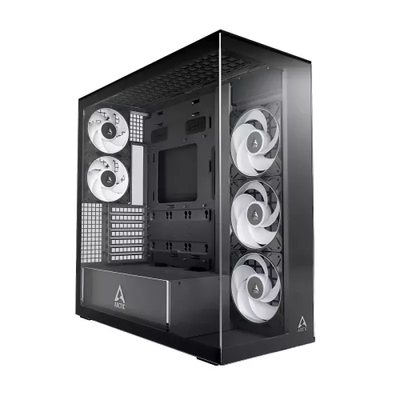 ARCTIC Xtender musta kirkaslasi Mid-Tower ATX -kotelo