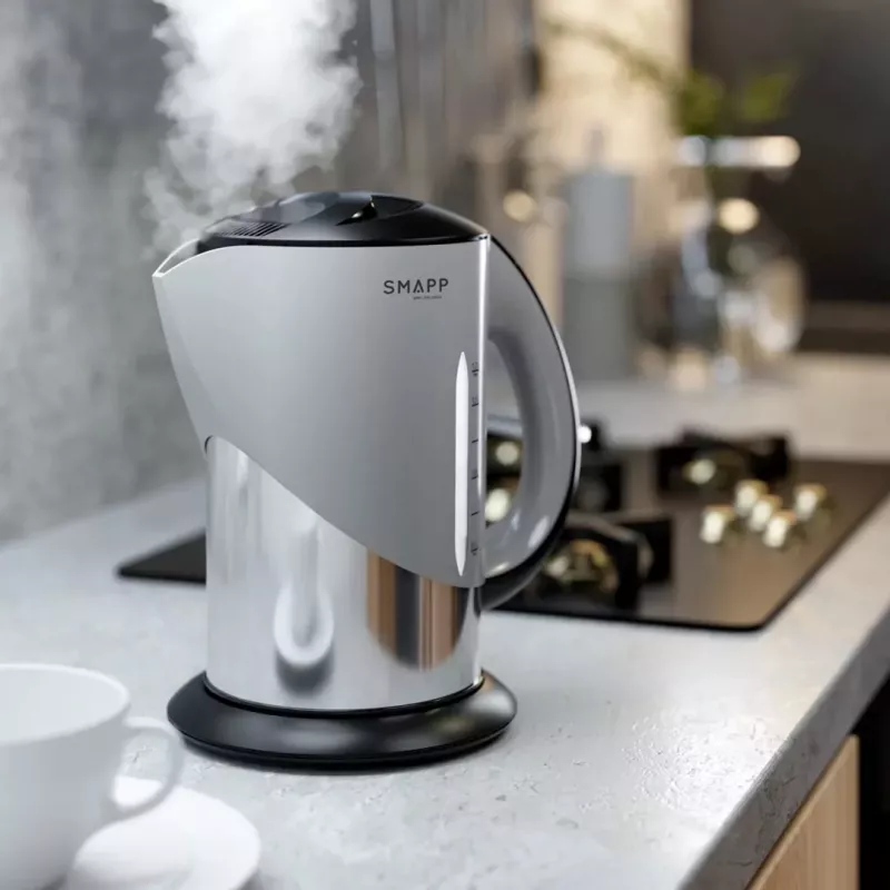 Johdoton vedenkeitin 1,7L SMAPP grafiitti