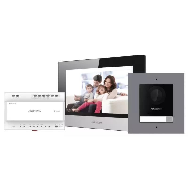 Hikvision DS-KIS702Y Wi-Fi videopuhelinjärjestelmä 2-Wire