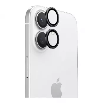 TORRAS LENSGUARD iPhone 17 musta suojakotelo