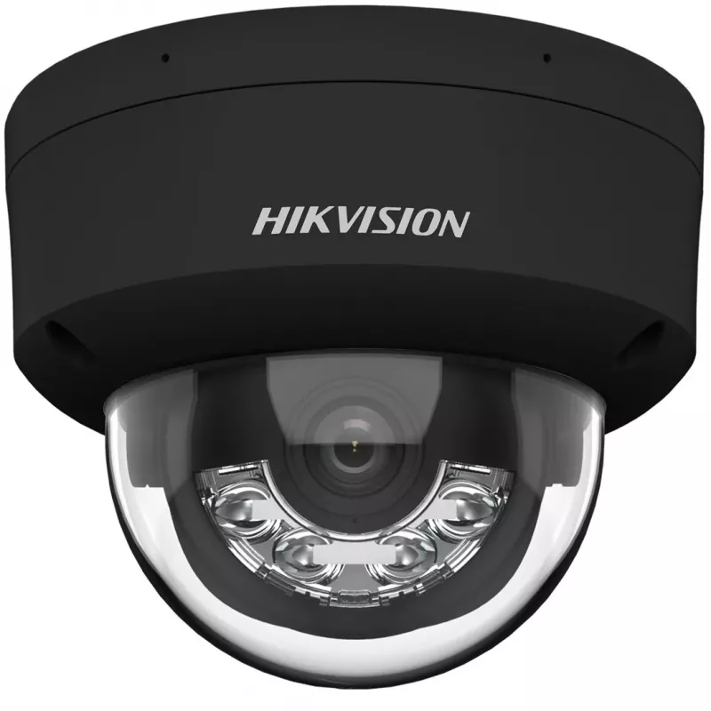 Hikvision DS-2CD2143G2-LIS2U(2,8mm)(BLACK) 4MP AcuSense kupoli IP-valvontakamera, 2,8mm kiinteä linssi, musta