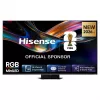 Hisense 65UR9DS 65 tuuman 4K UHD RGB MiniLED -älytelevisio, 3840x2160, 170 Hz, 6 ms, HDR, HDMI, USB-C, LAN, WiFi, Bluetooth, musta/harmaa