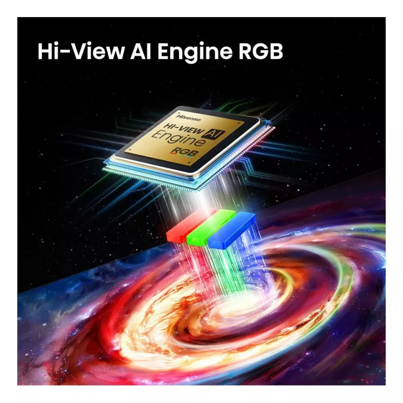 Hisense 65UR9DS 65 tuuman 4K UHD RGB MiniLED -älytelevisio, 3840x2160, 170 Hz, 6 ms, HDR, HDMI, USB-C, LAN, WiFi, Bluetooth, musta/harmaa