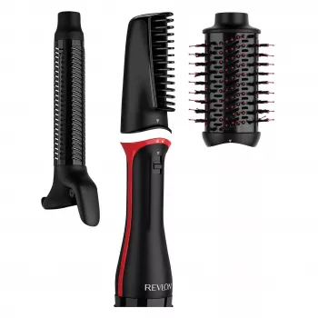 REVLON hiustenkuivaaja ja monitoimistyler One-Step OneStep musta punainen (RVDR5333E)