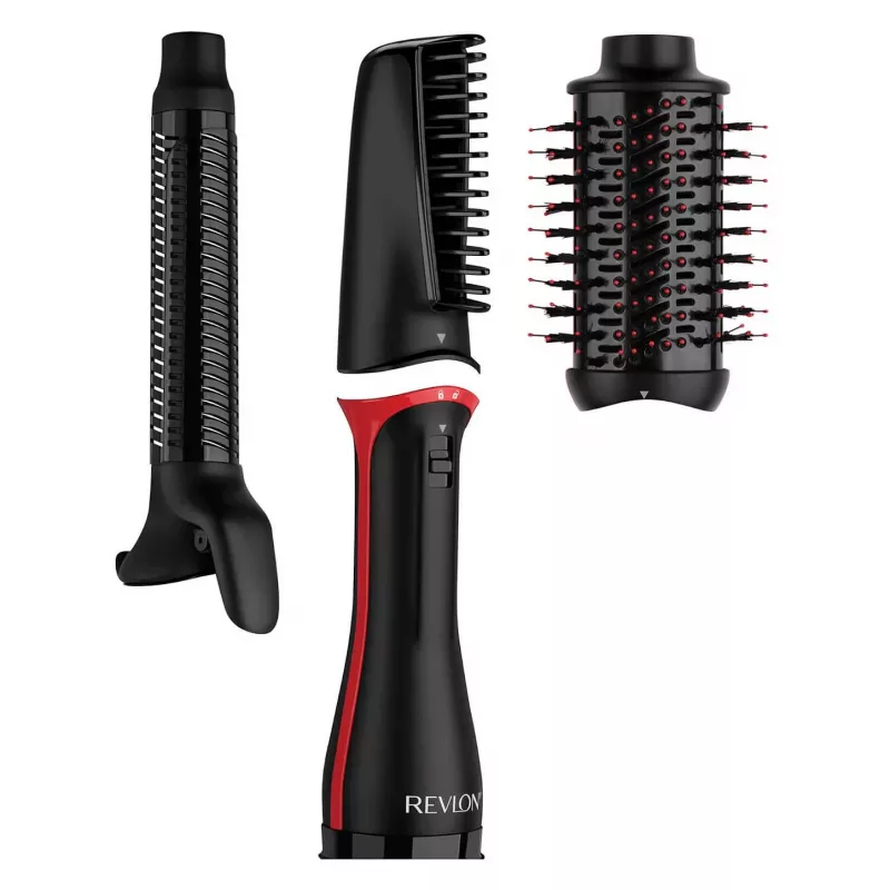 REVLON hiustenkuivaaja ja monitoimistyler One-Step OneStep musta punainen (RVDR5333E)