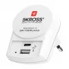 SKROSS Pro+ USB AC30PD maailmanmatka-adapteri 30W USB-C PD ja USB-A