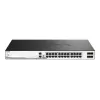 D-Link DXS-3130-28/E 24-porttinen 10G hallittava Layer 3 -pinottava kytkin