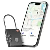 KEYSMART SmartLock TSA-hyväksytty Find My -lukko musta