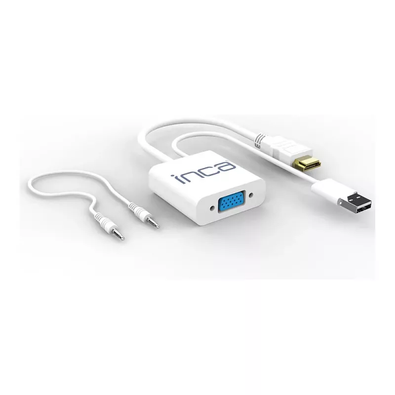 INCA VGA-HDMI + USB + audio -muunnin IVTH-01