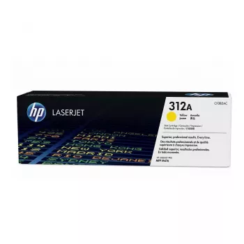 HP 312A (CF382AC) alkuperäinen värikasetti, keltainen, 2 700 sivua