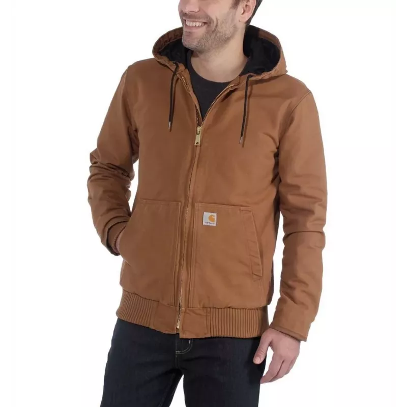 Carhartt Duck Active -takki ruskea