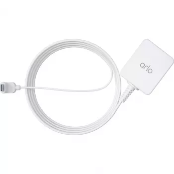 ARLO USB-laturisovitin eurotulppa USB-C 7,6 m ulkokäyttöön valkoinen