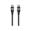 Anker USB-C - USB-C 240W Upcycled-Braided pikalatauskaapeli A82E2 (1,8 m, musta)
