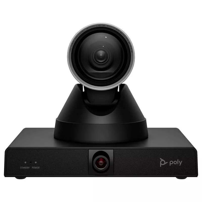 Poly Studio E60 PTZ-neuvottelukamera - 4K UHD, kaksoiskenno 8MP, PoE+