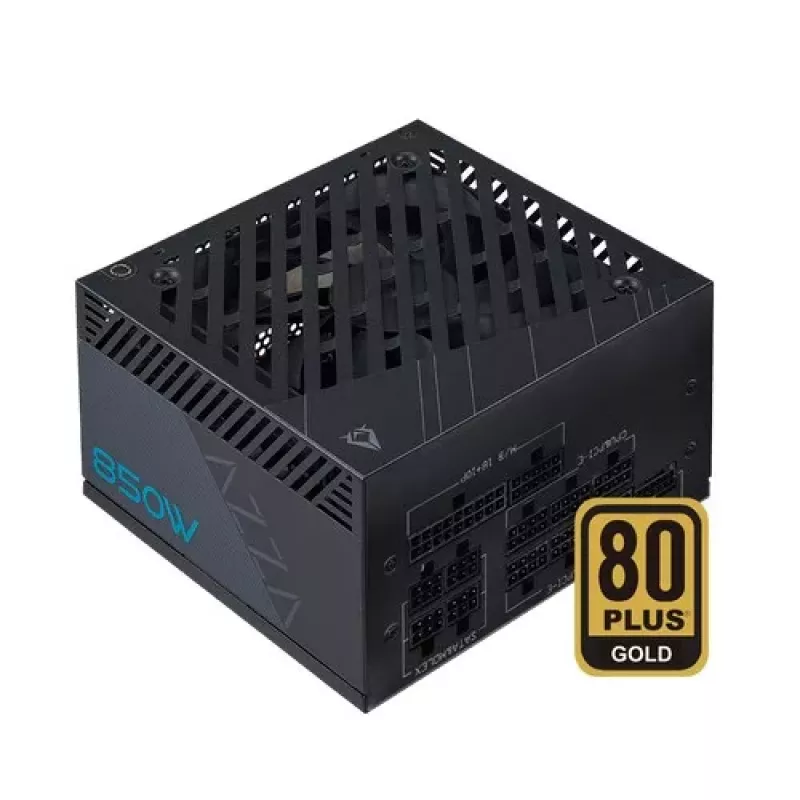 AZZA PSAZ-850G 850W täysin modulaarinen ATX 3.1 PCIe 5.1 80+ Gold virtalähde
