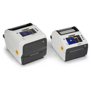 Zebra ZD621d-HC suoralämpötarratulostin - 203 dpi - 4,3 tuuman värillinen kosketus-LCD - USB 2.0, LAN, Sarjaportti, USB Host - valkoinen