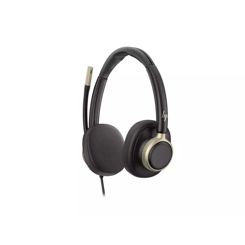 HP Poly Mission 825 johdollinen stereo-USB-headset ANC-toiminnolla - musta
