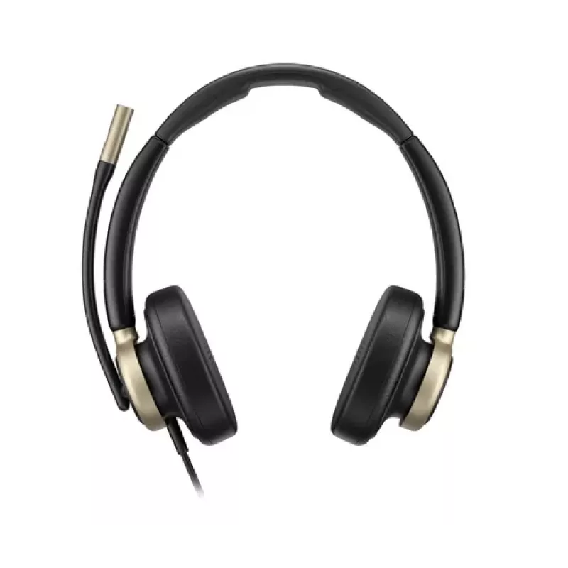 HP Poly Mission 825 johdollinen stereo-USB-headset ANC-toiminnolla - musta