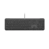 Logitech Signature Slim Wired K620 yrityskäyttöön, sveitsiläinen asettelu, grafiitti