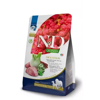 FARMINA N&D Quinoa Digestion Adult Medium Maxi lammas kuivaruoka koirille - 7 kg