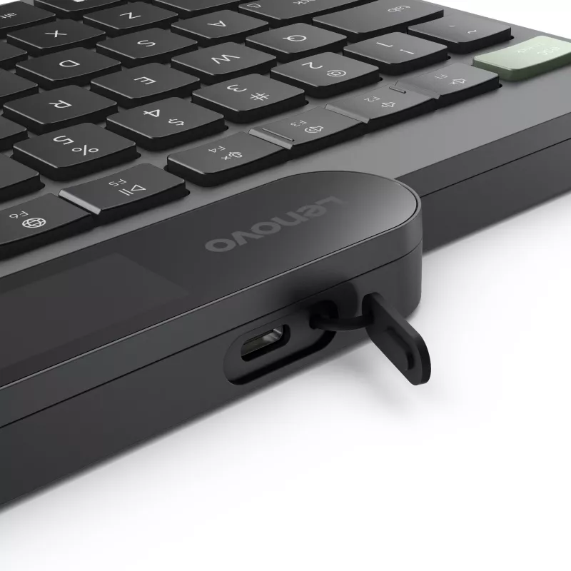 Lenovo itselataava Bluetooth-näppäimistö liettualainen musta