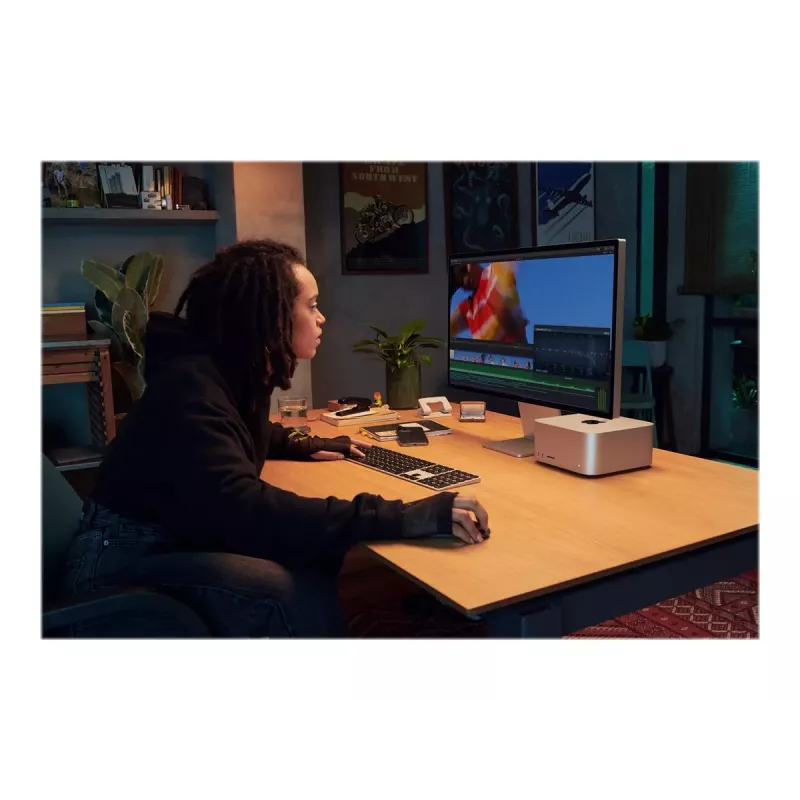 Apple Studio Display 27 tuuman 5K Nano-Texture lasi -näyttö hopea