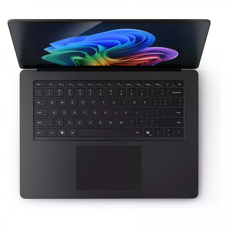 Microsoft Surface Laptop 8. painos 15 tuumaa, Intel Core Ultra X7 368H, 32 GB RAM, 1 TB SSD, Windows 11 Pro, Musta