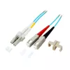 EFB Duplex patch-kaapeli LC-SC OM3 20m LSZH 2mm Aqua