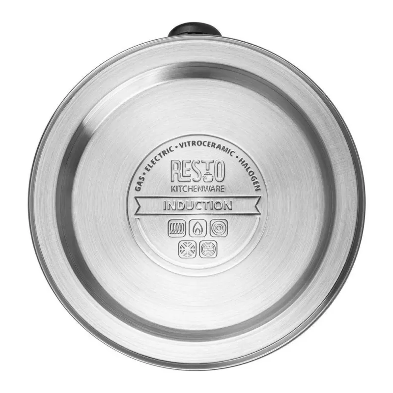 RESTO puhalluskannu 3L ruostumaton teräs hopea/musta 90610