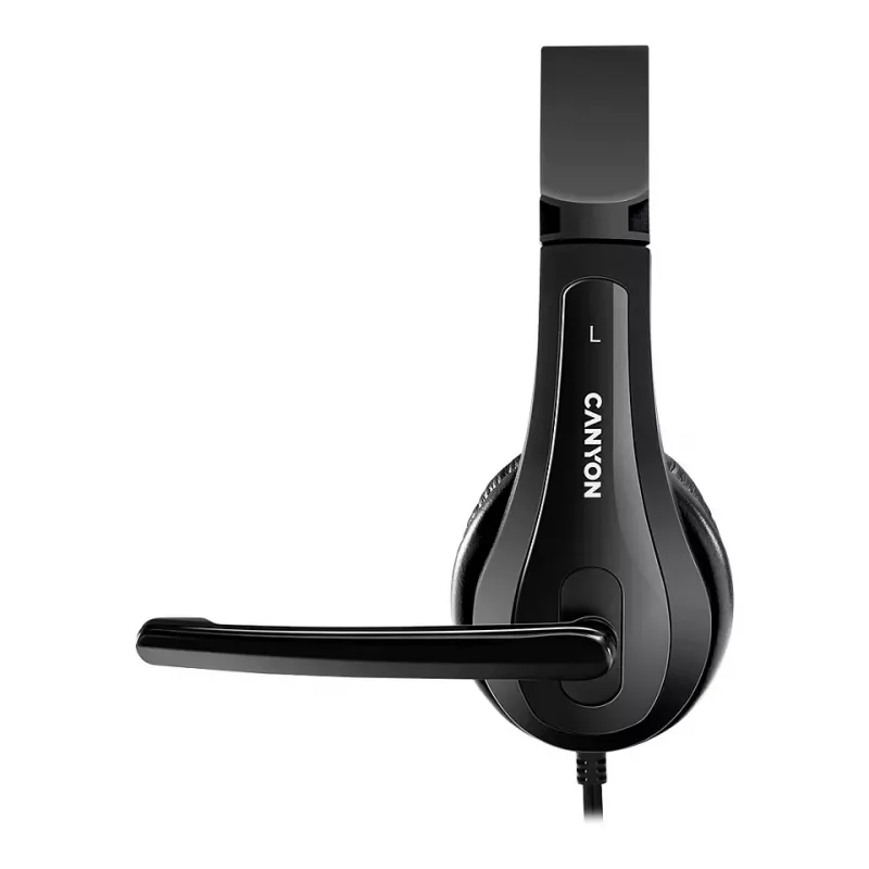 CANYON PC-kuulokemikrofoni CHSU-1 PC Mic USB 2m musta