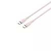 CANYON USB-C - USB-C -kaapeli 60W 1m silikoni Pink Sand