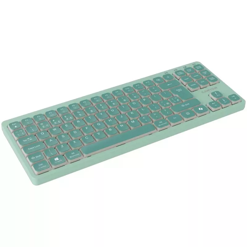 CANYON OnType 10 Low Profile EN johdollinen vihreä näppäimistö