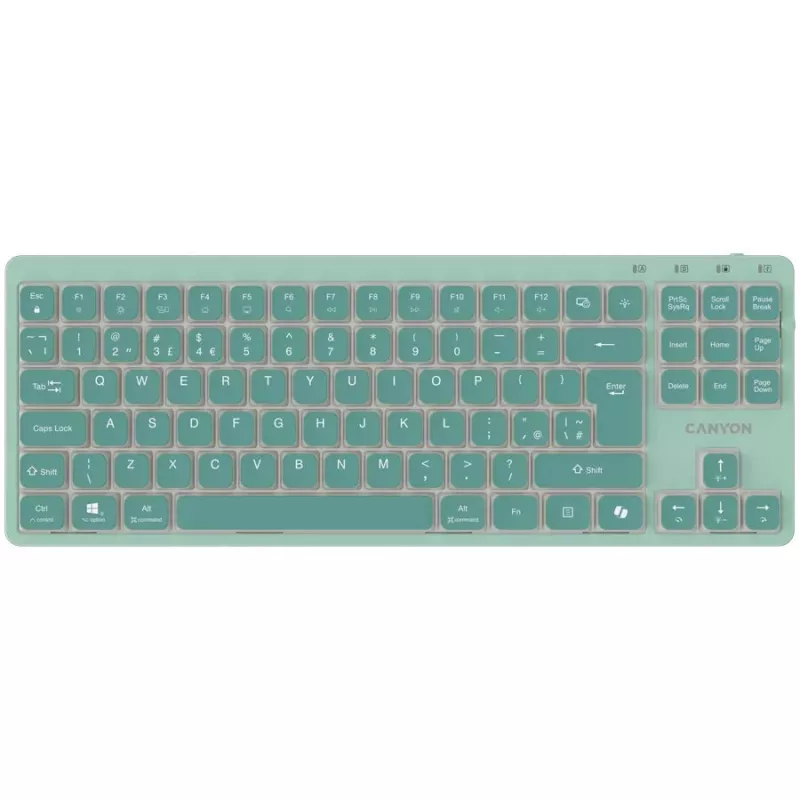 CANYON OnType 10 Low Profile EN johdollinen vihreä näppäimistö