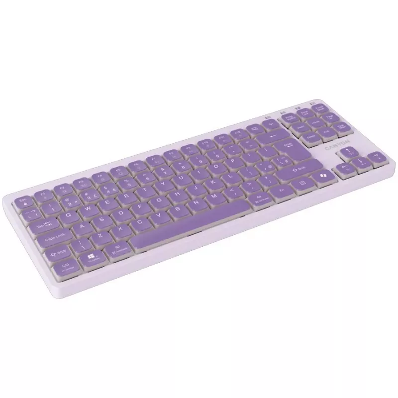 CANYON näppäimistö OnType 10 Low Profile EN johdollinen violetti