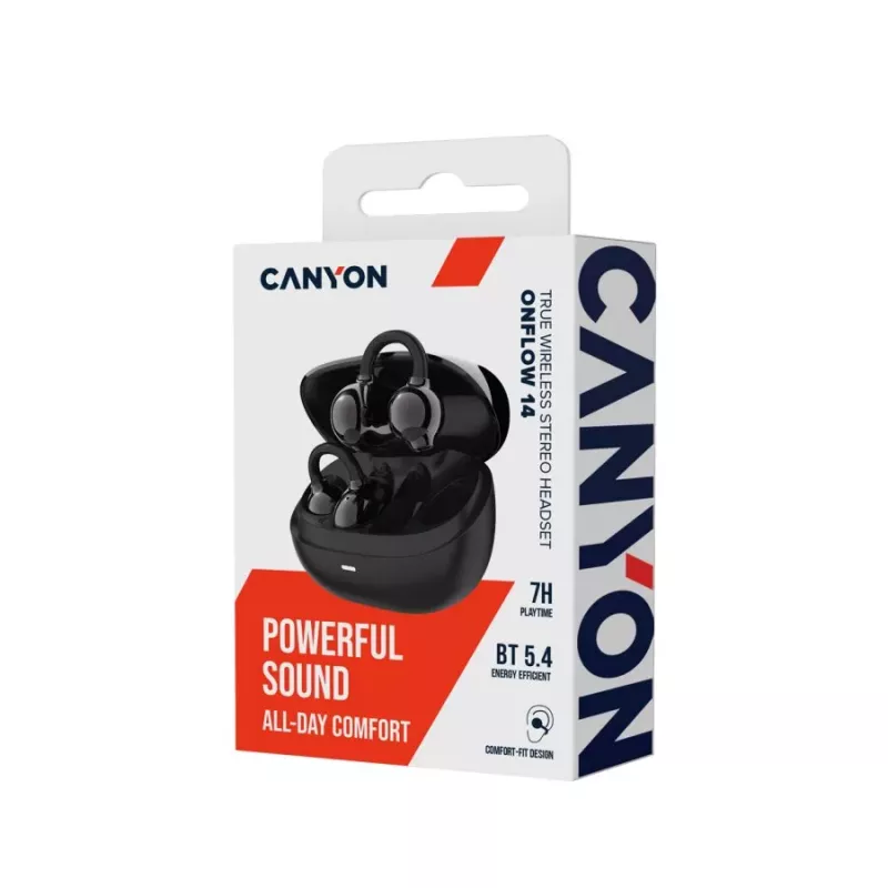CANYON OWS Ear Clips -kuulokkeet OnFlow 14 musta