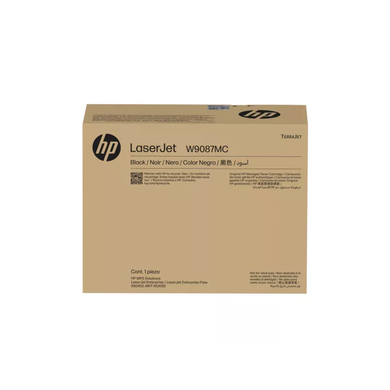 HP W9087MC musta Managed LaserJet -väriainekasetti, 30 000 sivua