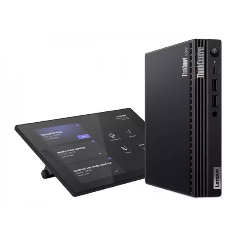 Lenovo ThinkSmart Tiny Kit 12XH000BMT videoneuvottelusarja, Intel Core i3-13100T, 16GB DDR4, 256GB SSD, ThinkSmart Controller, Windows 11 IoT Enterprise