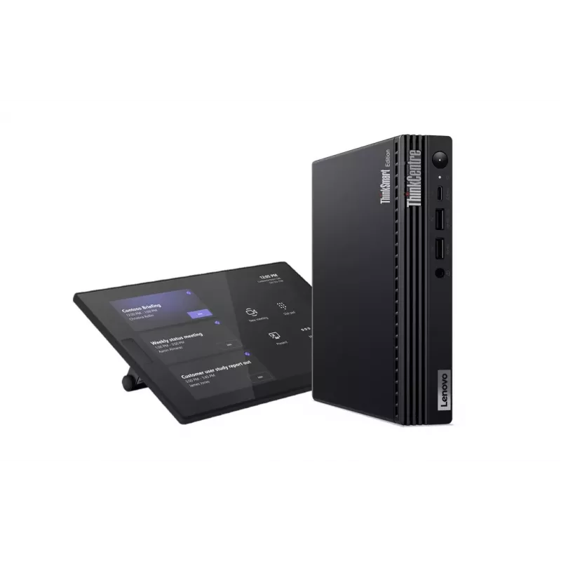 Lenovo ThinkSmart Tiny Kit 12XH000BMT videoneuvottelusarja, Intel Core i3-13100T, 16GB DDR4, 256GB SSD, ThinkSmart Controller, Windows 11 IoT Enterprise
