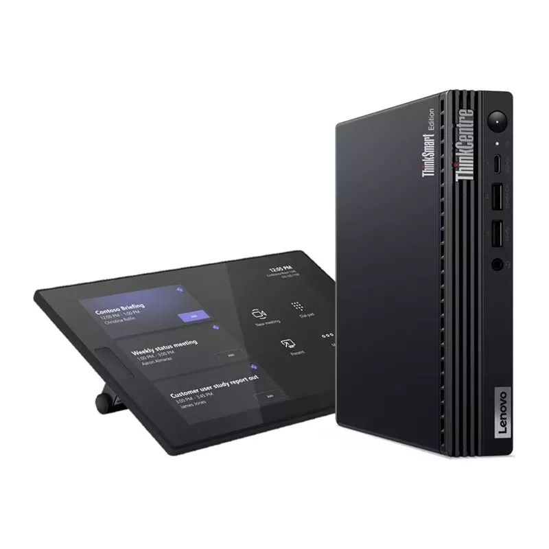 Lenovo ThinkSmart Tiny Kit 12XH000BMT videoneuvottelusarja, Intel Core i3-13100T, 16GB DDR4, 256GB SSD, ThinkSmart Controller, Windows 11 IoT Enterprise