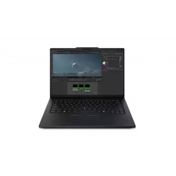 Lenovo ThinkPad P14s Gen 7 14,5 tuuman WUXGA kannettava tietokone, Intel Core Ultra 7 356H, 32GB RAM, 1TB SSD, NVIDIA RTX PRO 500 Blackwell 6GB, Windows 11 Pro, englanninkielinen taustavalaistu näppäimistö, sormenjälkilukija, 3 vuoden takuu