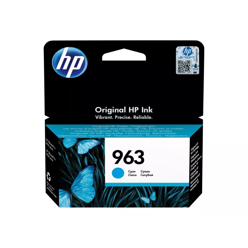 HP 963 Cyan alkuperäinen värikasetti