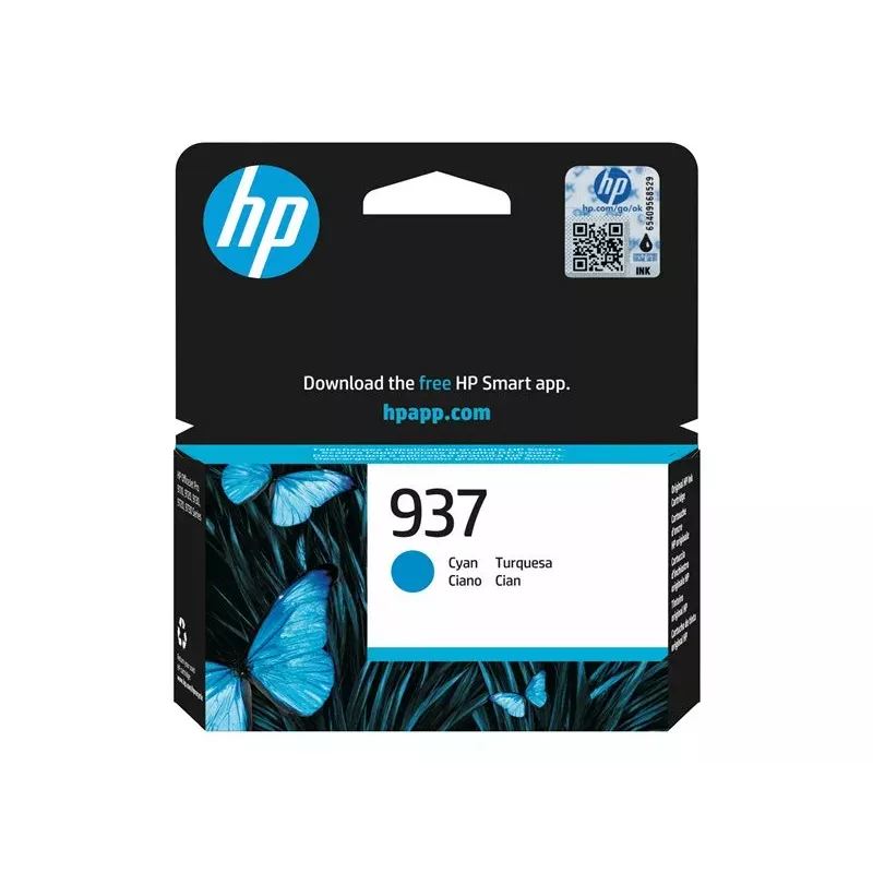 HP 937 Cyan alkuperäinen värikasetti