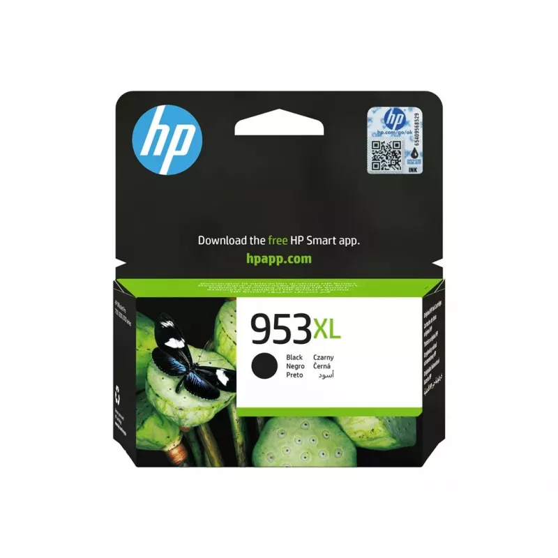 HP 953XL High Yield Black alkuperäinen mustekasetti
