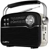 Kaiutin SVEN SRP-500, musta (3W, Bluetooth, FM/AM/SW, USB, microSD, AUX, akku)