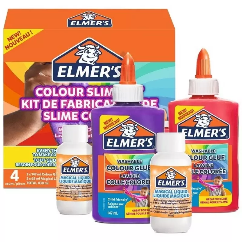 ELMER'S Elmers Colorful DIY Slime Kit läpinäkymätön