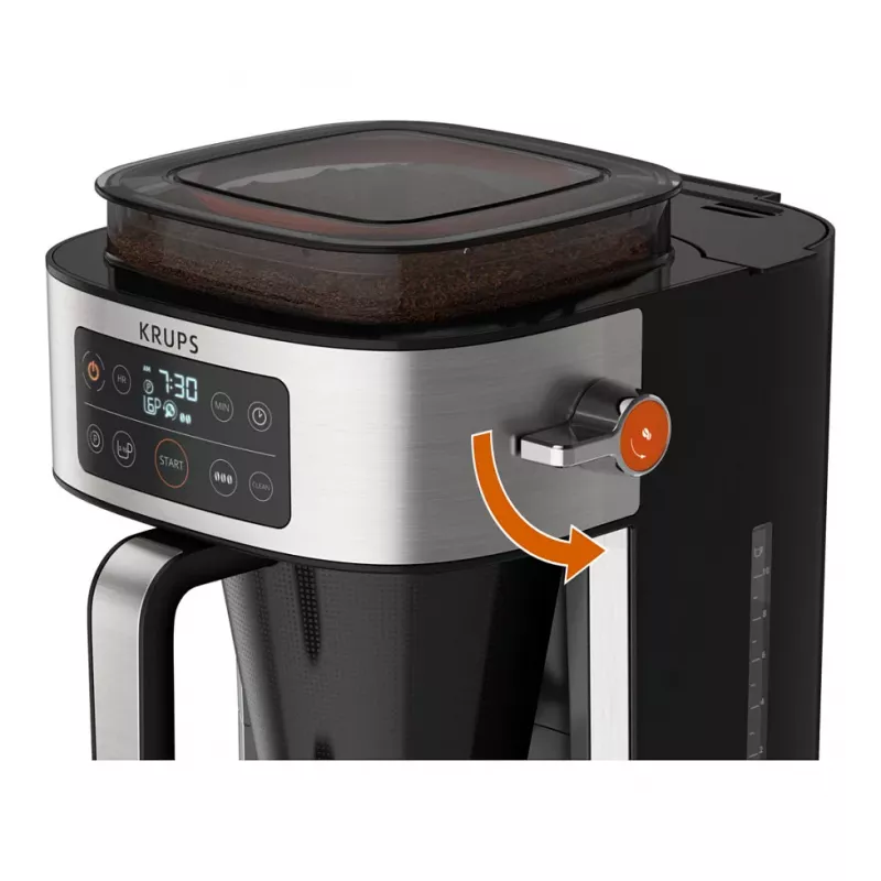 KRUPS KM760D Aroma Filter Coffee Machine musta 2-10 kupille